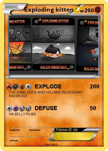 Pokemon Exploding kitten