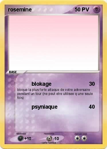 Pokemon rosemine