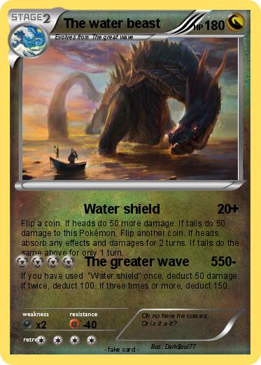 Pokemon The water beast