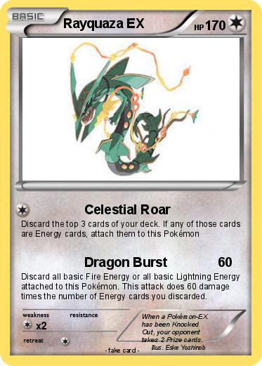 Pokemon Rayquaza EX