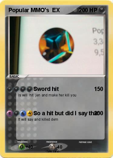 Pokemon Popular MMO's  EX