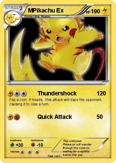 Pokemon MPikachu Ex