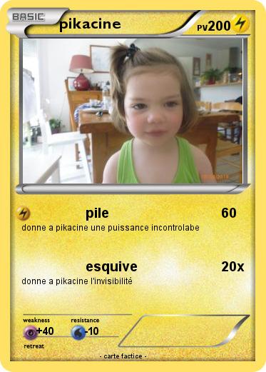 Pokemon pikacine