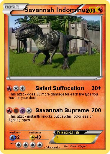 Pokemon Savannah Indominus