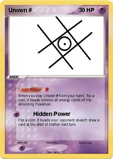 Pokemon Unown #