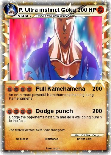 Pokemon P. Ultra instinct Goku