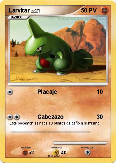 Pokemon Larvitar