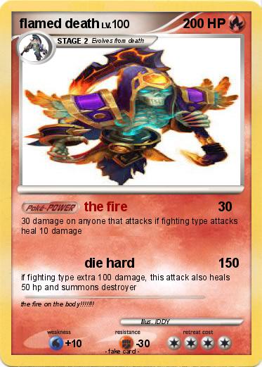 Pokemon flamed death
