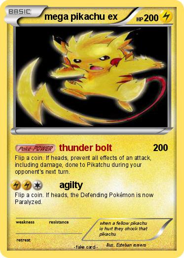 Pokemon mega pikachu ex