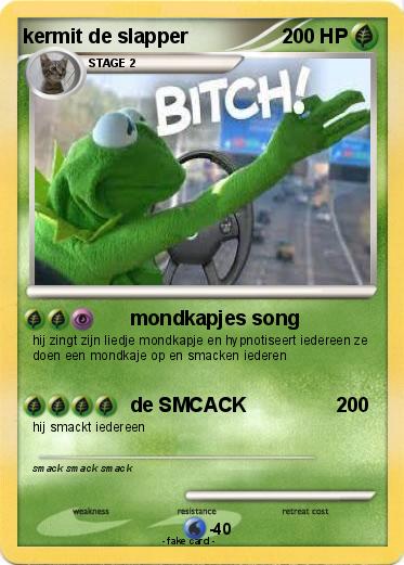 Pokemon kermit de slapper