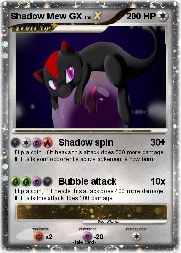 Pokemon Shadow Mew GX