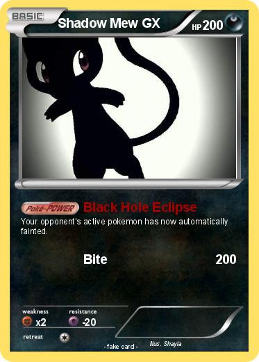 Pokemon Shadow Mew GX