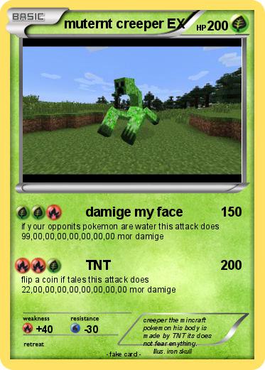 Pokemon muternt creeper EX