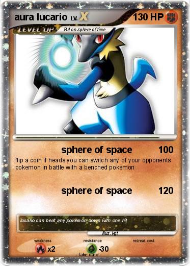 Pokemon aura lucario