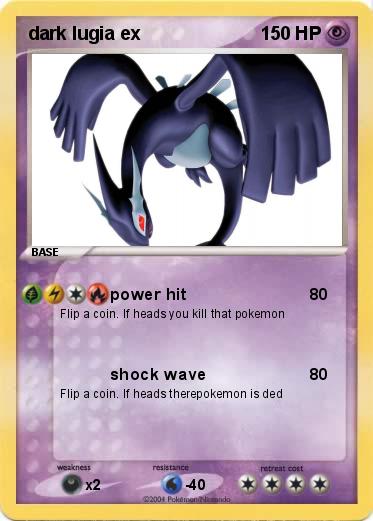 Pokemon dark lugia ex