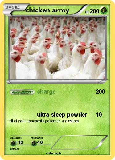 Pokemon chicken army