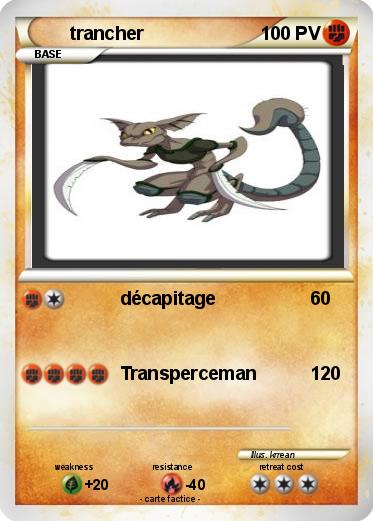 Pokemon trancher
