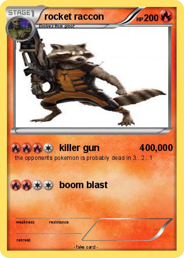 Pokemon rocket raccon