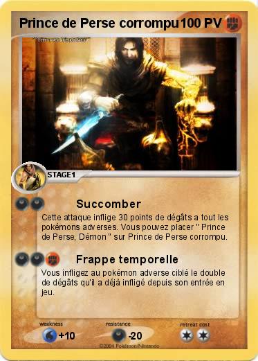 Pokemon Prince de Perse corrompu