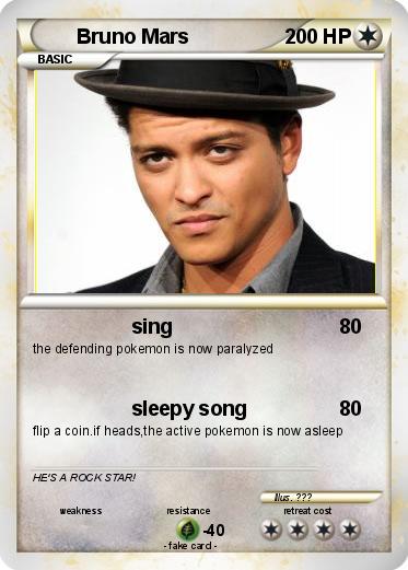Pokemon Bruno Mars