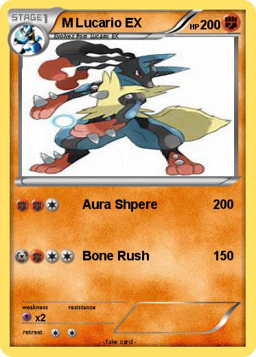 Pokemon M Lucario EX