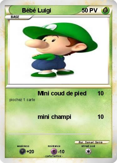 Pokemon Bébé Luigi