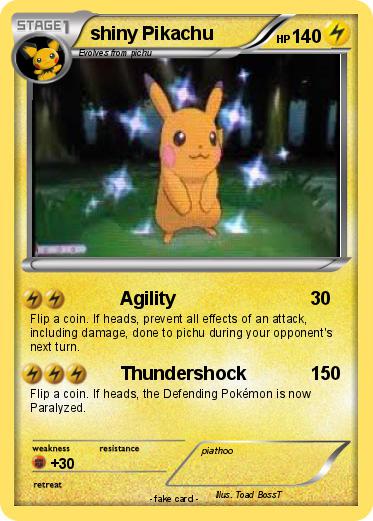 Pokemon shiny Pikachu