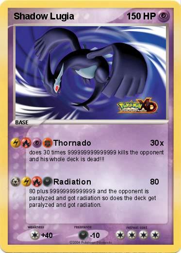 Pokemon Shadow Lugia