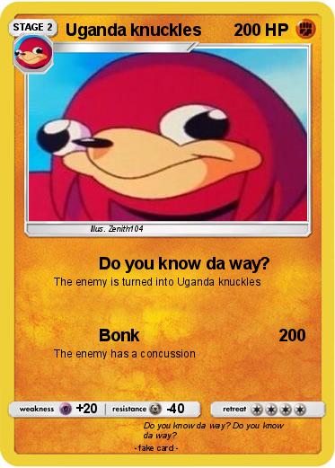 Pokemon Uganda knuckles
