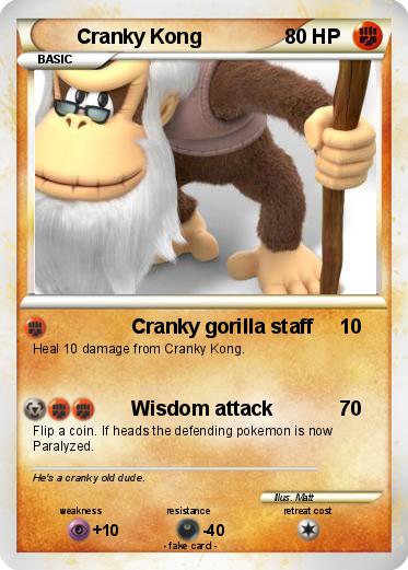 Pokemon Cranky Kong