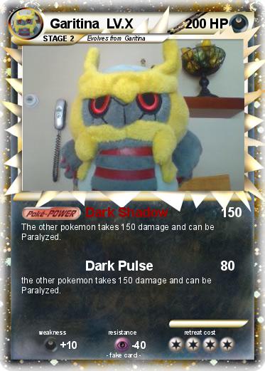 Pokemon Garitina  LV.X