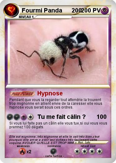 Pokemon Fourmi Panda      200