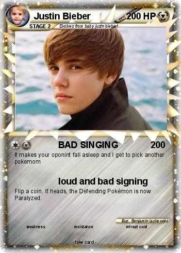 Pokemon Justin Bieber