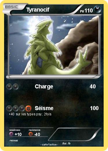 Pokemon Tyranocif