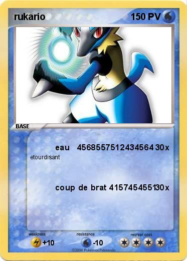 Pokemon rukario               