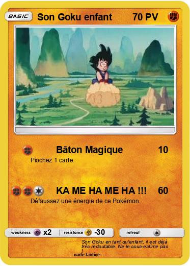Pokemon Son Goku enfant