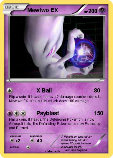 Pokemon Mewtwo EX
