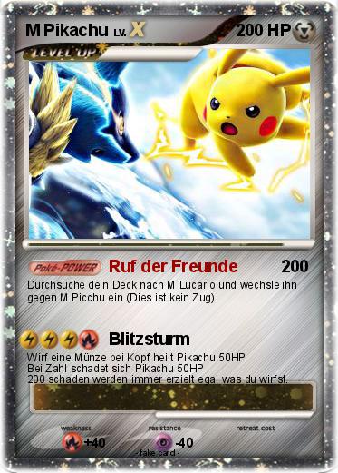 Pokemon M Pikachu
