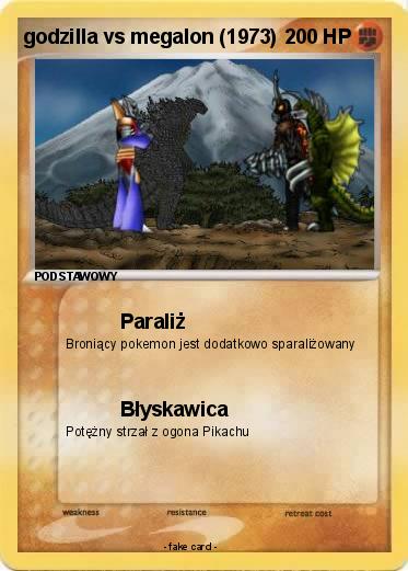 Pokemon godzilla vs megalon (1973)