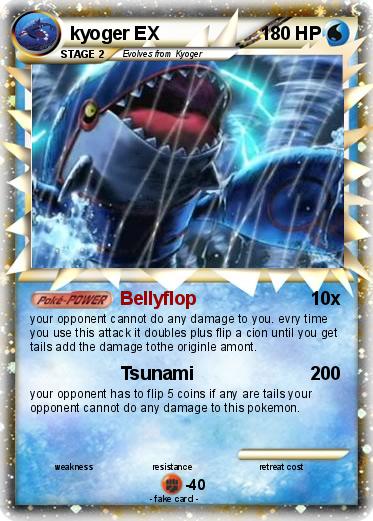 Pokemon kyoger EX