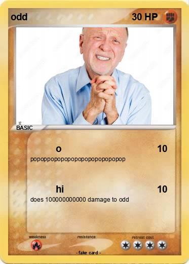 Pokemon odd