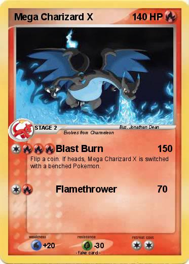 Pokemon Mega Charizard X