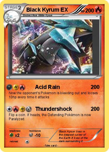 Pokemon Black Kyrum EX