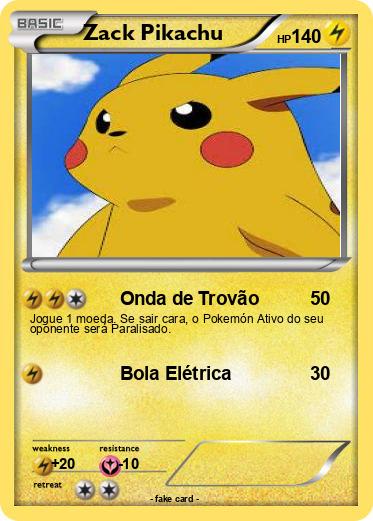 Pokemon Zack Pikachu