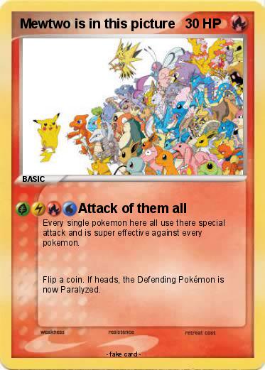 Pokemon Mewtwo is in this picture