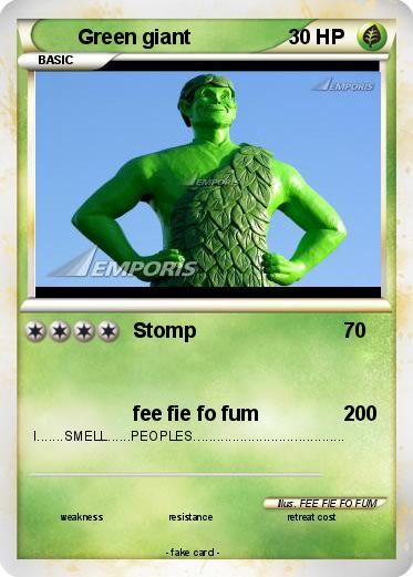 Pokemon Green giant