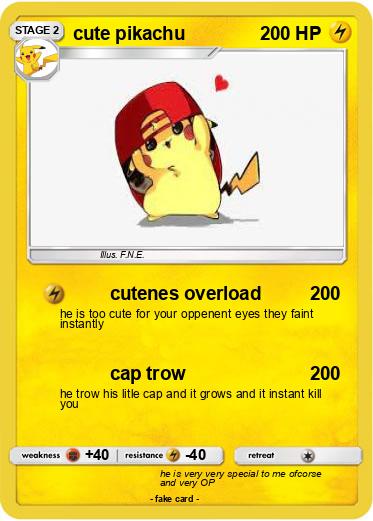 Pokemon cute pikachu