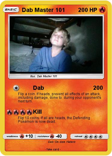 Pokemon Dab Master 101