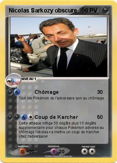 Pokemon Nicolas Sarkozy obscure