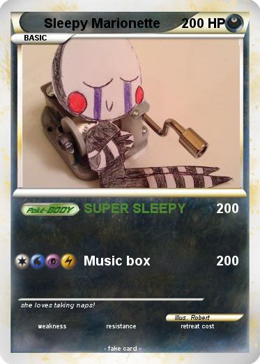 Pokemon Sleepy Marionette